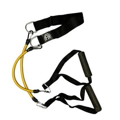 FH PRO EXTRME Heavy Resistance Training Band Gold 70 LBS Handles Heavy Duty Exercise Bands