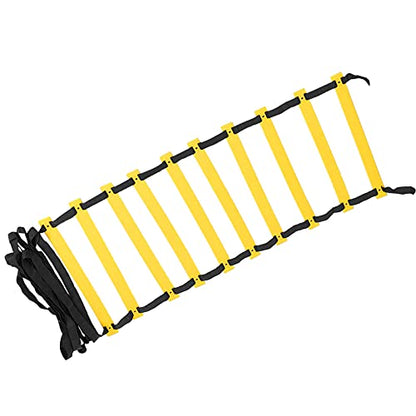 FILFEEL HighQuality Polypropylene Speed Ladder for Soccer Training and Footwork Fitness - Lightweight & Portable with Storage Bag