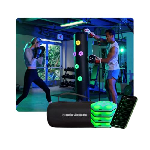 Reaction Training Platform for Boxing and Martial Arts. Improve Neuro-Ability with Training Lights that Improve Your Reaction Skills. Develop Quick Feet, Explosiveness, and Lateral Quickness