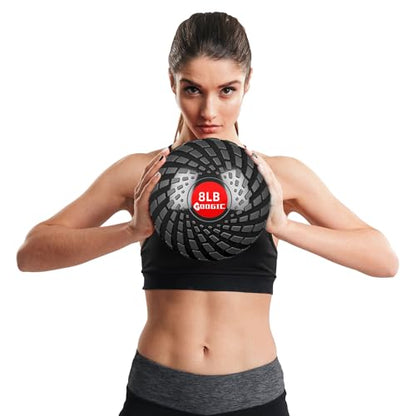 Slam Ball 8-10 lb Medicine Ball Weighted Balls for Exercise and Workout, Strength, Cardio, Cross-Training and Core Workouts