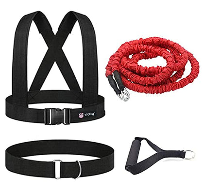 Resistance Training Rope Explosive Force Bounce Physical Training Resistance Rope Improving Speed, Stamina and Strength - color: 9.8FT Kit