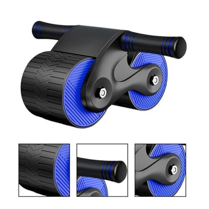 Abdominales Diet Abdominal Muscles Fitness Wheel Ab Slide Training Automatic Rebound Abdominal Wheel Roller Rueda Para - size: Red