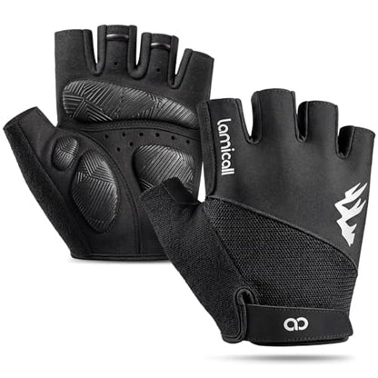 Lamicall Bike Gloves for Men Women - [Anti-Slip Shock-Absorbing Pad] Workout Gloves, Breathable Materials, Cycling Gloves for Bicycle, Gym, Motorcycle, Hiking, Indoor & Outdoor Sports