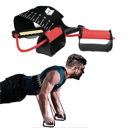 Stable Push Up Bars Resistance Band Power Push Up Plus with 24 Resistance Levels Training Back, Shoulder, Chest and Arm Muscles Equipment