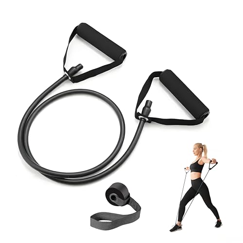 Resistance Bands with Handles, Exercise Bands - Perfect Stretch Rope for Home Workouts, Ideal for Fitness Enthusiasts & Home Gym