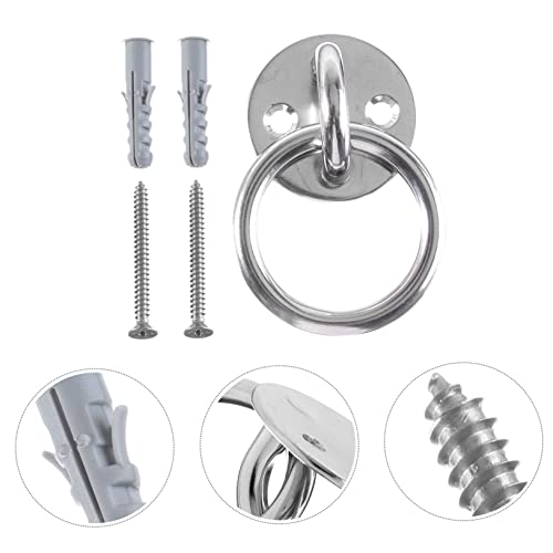 Yoga Ring Suspension Trainer Bracket Wall Mount Ceiling Anchor Fixed Disk for Home Gym Equipment