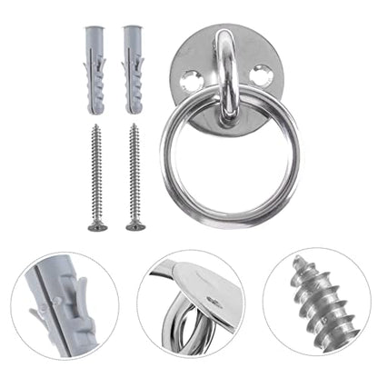 Yoga Ring Suspension Trainer Bracket Wall Mount Ceiling Anchor Fixed Disk for Home Gym Equipment