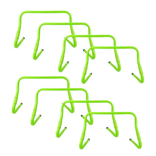 Adjustable Folding Hurdles Set for Teenagers - 5 to 20 Pcs Gait Training Hurdles for Speed, Jumping & Fitness Drills - Perfect for Agility Training and Sports Practice - size: 8pcs
