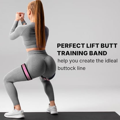 BFR Booty Bands for Women Glutes - Blood Flow Restriction Bands for Hip & Leg Building, Occlusion Training Bands for Butt Lift, Squats & Thighs, Pro Muscle Growth Straps for Squat& Fitness