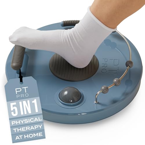 PT Pro Ultra Foot Trainer – 5-in-1 Foot & Ankle Exerciser & Foot Stretcher | Plantar Fasciitis Relief for Arch & Heel Pain, Deep Tissue Massager for Reflexology & Muscle Recovery - Patented