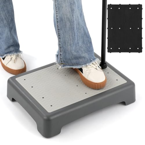 Non-Slip Half Step Stool for Seniors, 3.5In High Step Platform, 440 Lbs Support, Ideal for Cars, Stairs, and Beds
