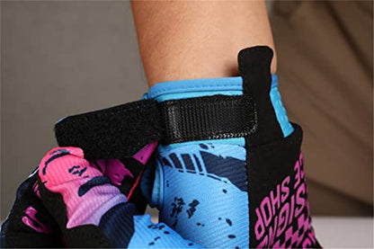 Cycling Gloves Bike Gloves with Gel Padding Anti Slip & Breathable Mesh for Men/Women All-Season Mountaineering - size: Large