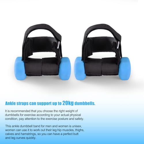 HOMEE Dumbbell Foot Attachment 2PCS,Adjustable Ankle Weights,Monkey Feet Dumbbell Holder,Tibialis Trainer,Ankle Straps for Weight Lifting,Home Gym Equipment for Leg Extensions for Men and Women