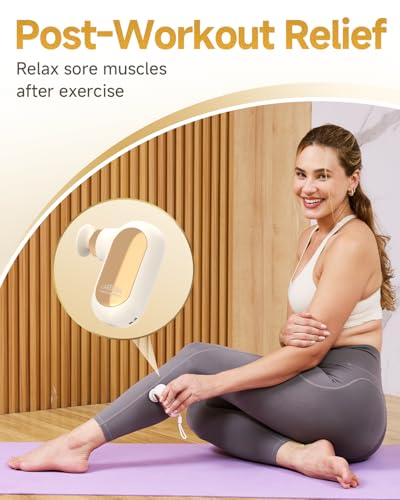 Mini Massage Gun Travel Size, Powerful Small Massage Gun Deep Tissue for Pain Relief, Muscle Massager for Neck Shoulder Thigh Scalp Quiet Pocket Massager, FSA-HSA Eligible