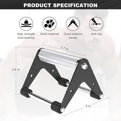 Push Up Bar - Heavy-Duty Stainless Steel Pushup Stands with Non-Slip Base, 500LB Capacity, Portable Home Gym Equipment for Strength Training & Floor Workouts