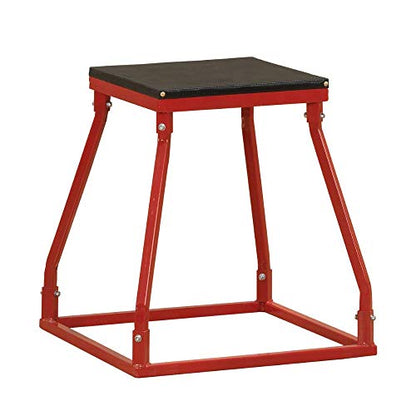 Body-Solid Tools Steel Frame Plyo Box - Ideal for Plyometric Jump Box Workouts, Step Up Exercises - Essential Equipment for Home Gym