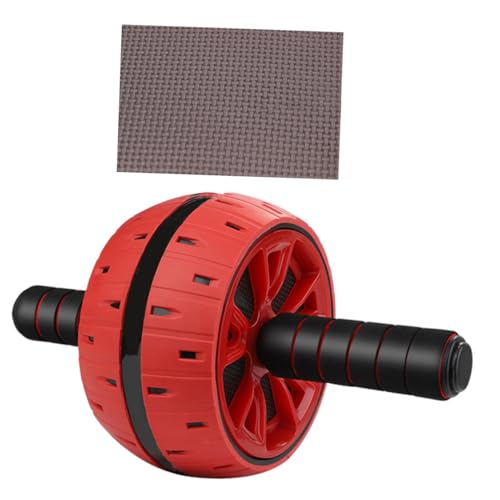 DECHOUS Ab Roller Wheel with Wide Stability Fitness Roller for Multi-angle Abdominal Core Strength Training Suitable for Men and Women Beginners and Experts with Knee Mat Included