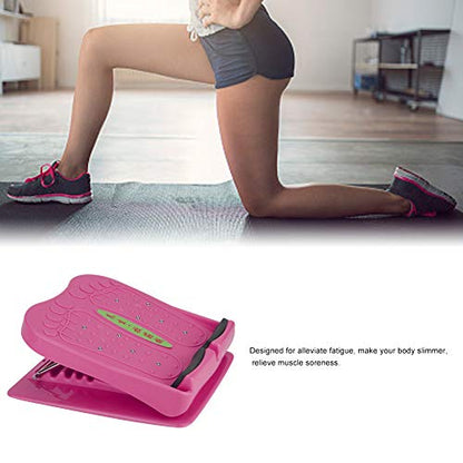 Calf Stretcher, Household Folding Foot Calf Stretcher, Leg Fitness Slant Pedal Board, Achilles Stretcher, Foot and Calf Stretcher, Calf Stretcher Slant Board - color: Pink