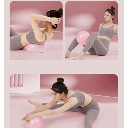 25cm Soft Pilates Ball 10Inch Exercise Gym for Pilates, Cores Training, Physical Therapies and Balances Cores Training