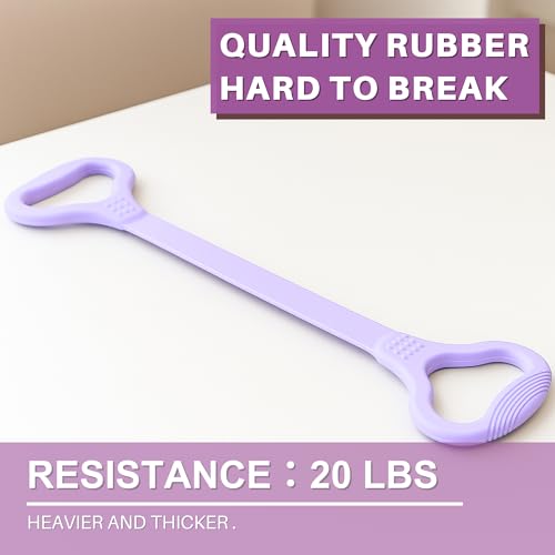 Figure 8 Resistance Band, Fitness Elastic Rope, Execrise Workout for Arm, Back, Chest and Shoulder, Yoga, Pilates, Stretching, Physical Therapy Equipment