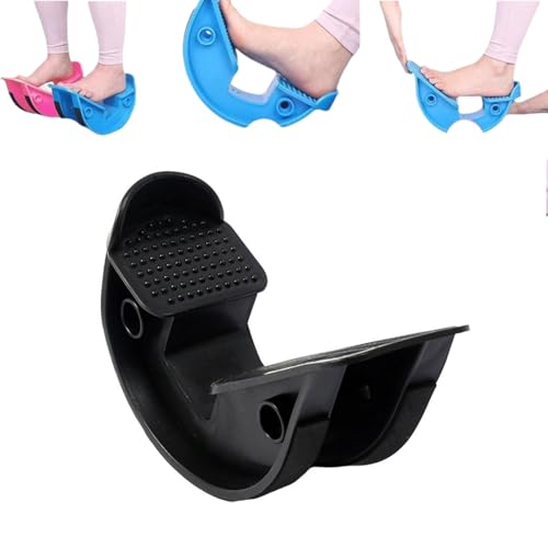 Calf Stretcher and Foot Rocker,Foot and Calf Stretching,Slant Board for Calf Stretching,Enhanced Ankle Flexibility,Durable with Non-Slip Surface,Strength Training Equipment Leg Machines - color: Black
