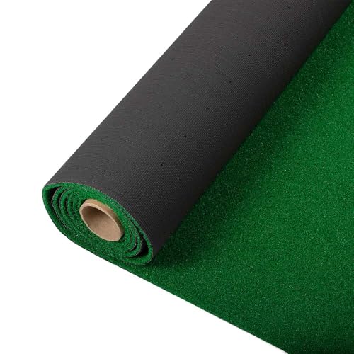 Titan Fitness Artificial Turf Grass Gym Flooring Roll, Green 15ftx4ftx10mm Roll, UV Stable Indoor/Outdoor, Turf Grass with Non-Slip Backing, Fake Grass for Sled Training
