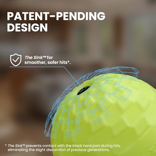 GlowFlex™ Reflex Ball with Counter App, Glow-in-the-Dark | TekXYZ® Online Community for Boxing Ball, Ideal for Coordination, Stress Relief, Home Workouts & Fitness | Stocking Stuffer Gift for All Ages