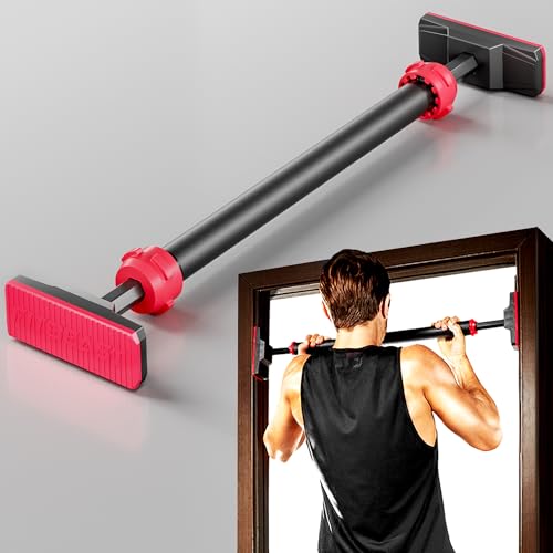 FitBeast Pull Up Bar for Doorway, Pullup Bar with No Screws, Chin Up Bar