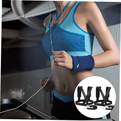 Happyyami Universal Adjustable Sled Harness for Resistance Training Jogging Exercise Belt Fitness Device