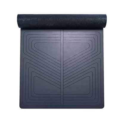 agoy PRO+ WARRIOR - Premium Non-Slip Yoga Mat – Eco-Conscious Design - PU Mat With Wet/Dry Grip+ - Focus Alignment - Lazer-Etched Technology - A Portable Standard Size Mat for All Styles of Yoga