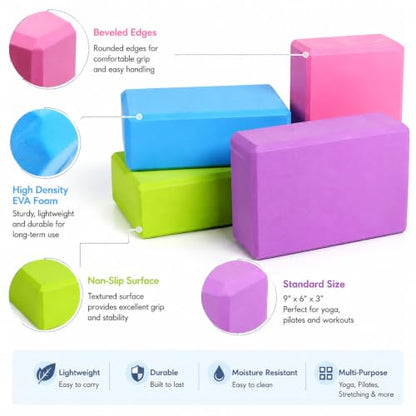 High Density EVA Foam Bricks Yoga Foam Exercise Blocks