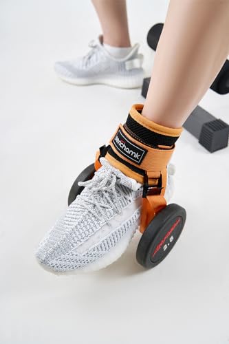 Adjustable Adjustable Feet Dumbbell Attachment,Feet Weight Lifting-Foot Weights for Exercise, Leg Extensions,Tibialis Trainer,Leg Lift Exercise Equipment - color: Style 1-Orange 1pc