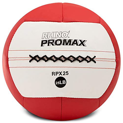 Champion Sports Rhino Promax Wall Balls - Soft Shell Non-Slip Grip for Weightlifting, Plyometrics, Cross Training, & Home Gym