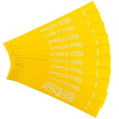Mini Resistance Loop Bands | Rehab and Prehab Stretch Bands | 12" Exercise Workout Bands (Sets of 5 Pack and Sets of 10 Pack Trainer Options Available!)