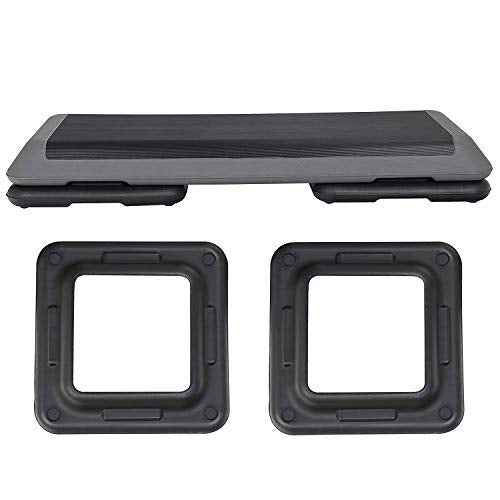 HomGarden 28.15" & 43" Adjustable Workout Aerobic Stepper in Fitness & Exercise Step Platform Trainer Stepper