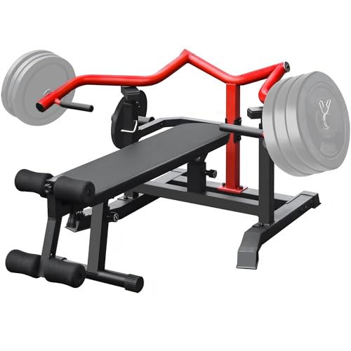 BARWING 3-in-1 Adjustable Bench Press (Flat/Incline/Decline), Independent Press Arms, 1900 LBS Weight Capacity, Foldable Home Gym Equipment for Chest, Abs & Shoulder Workouts