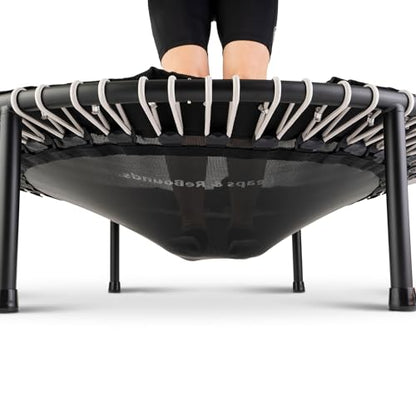 Leaps and Rebounds Fitness Trampoline, 40-inch or 48-inch |Adults and Kids Rebounder for Indoor and Outdoor, Up to 270 lbs Low Impact Cardio and Easy Home Workout