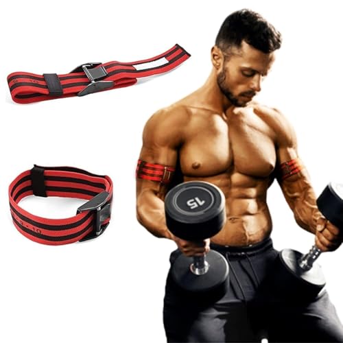 Blood Flow Restriction Bands for Women & Men, Booty Bands for Buttock Building, Occlusion Training Straps for Glutes, Hips & Legs to Increase Muscle Mass, Fitness Resistance Bands for Home Workouts