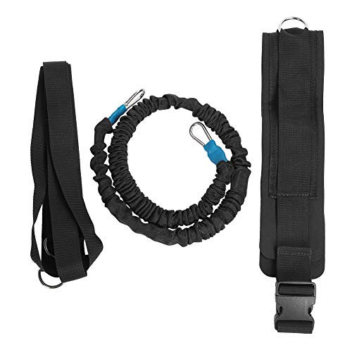 Dynamic Training Belt Multi-Functional Running Exercise Bands Acceleration Speed Elastic Cord Rope for Sports Strength Running(6 * 10 * 1m)