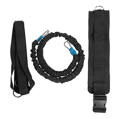 Dynamic Training Belt Multi-Functional Running Exercise Bands Acceleration Speed Elastic Cord Rope for Sports Strength Running(6 * 10 * 1m)