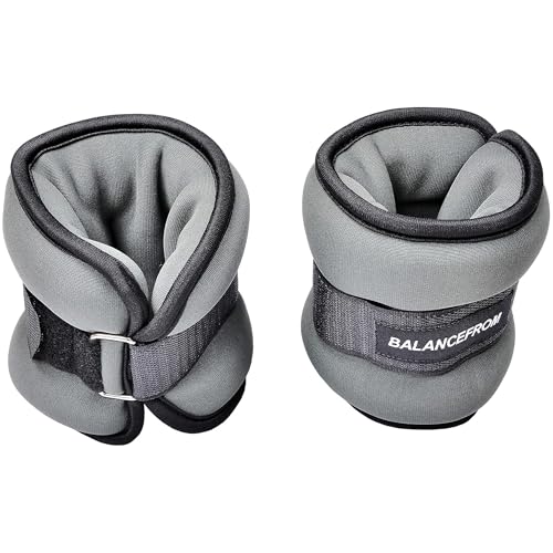 Fitvids Fully Adjustable Ankle Wrist Arm Leg Weights, 1-20LBS, Multiple Options