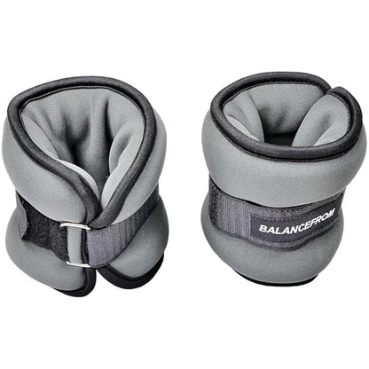 Fitvids Fully Adjustable Ankle Wrist Arm Leg Weights, 1-20LBS, Multiple Options