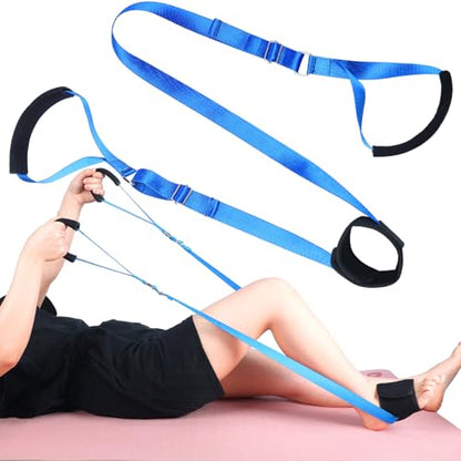 75'' Long Knee Replacement Recovery Aids After Surgery with Padded Handgrips and Feet Loop for Knee Pain Recovery Equipment Hip Rehabilitation to Improve Mobility and Flexibility Physical Therapy