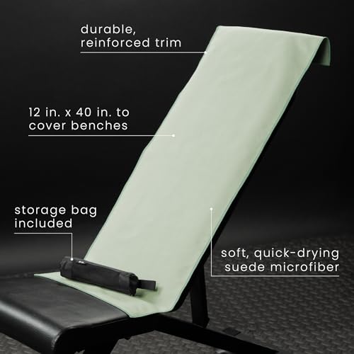 S&T INC. Gym Travel Towel, 1 Pack, Cooling Towels for Camping, Yoga, Home and Gym Bag, 1 Storage Bag Included, 12 Inch x 40 Inch, Microfiber, Sage Green - color: Sage (1 Pack)