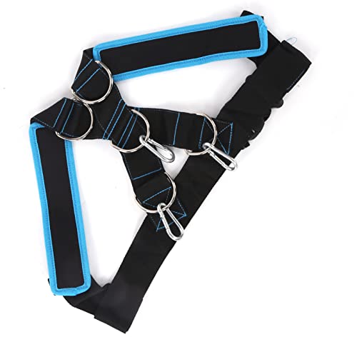 Weight Bearing Shoulder Strap Pulling Sled Harness Vest, Resistance Training Harness with Adjustable Pulling Strap for Tire Sled Drag, Core and Leg Strength Workout