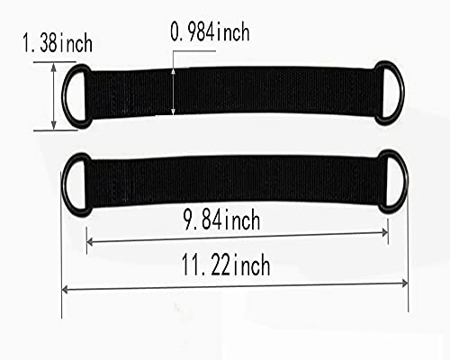 Tree Swing Straps Hanging Kit,Short Strap Sling 2Pcs 9.84inches Heavy Duty Hanging Straps Hammock Straps for Swing,Hammocks Hangers,Seat,Yoga,Sandbags,Pulley System,Home Gym