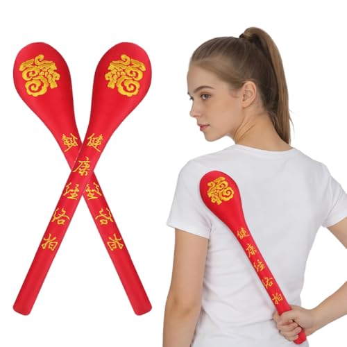 Beavorty Manual Back Massagers 2 Pcs Handheld Massage Stickfor Back Muscle Pain Relief | Massage Hammer Stick Tool for Neck & Shoulder Deep Tissue Stress Relief