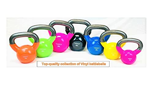 Vinyl Coated Cast Iron Kettlebell Weight