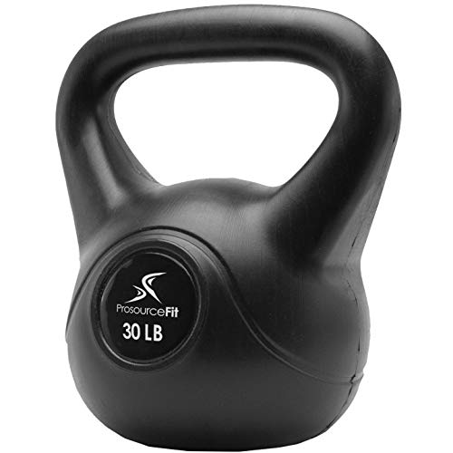 ProsourceFit Vinyl Plastic Kettlebell from 10, 15, 20, 25, 30 and 35 lbs - style: 30lb