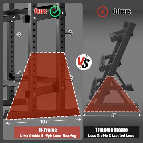 3-Tier Adjustable Dumbbell Rack, Heavy-Duty Weight Rack for Home Gym, Space-Saving Weight Storage Rack for Dumbbells, Kettlebells, Barbells & Plates (Rack Only) - size: 33.8X19.7X37inch